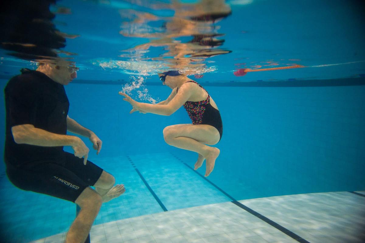 Private swimming lessons at Arkley pool, Barnet