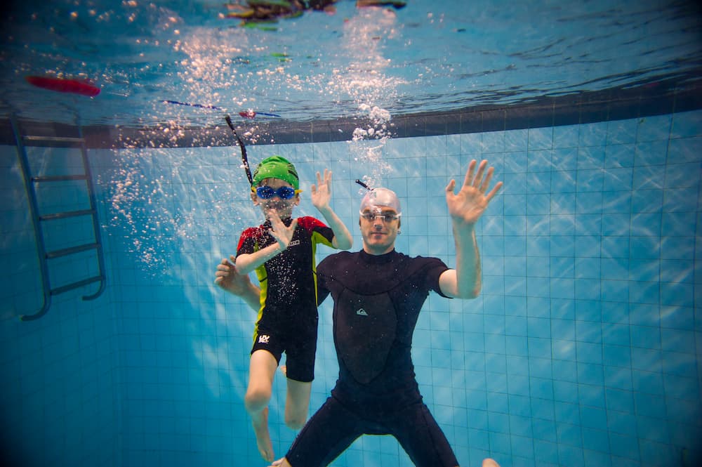 Private swimming lesson at Arkley Barnet