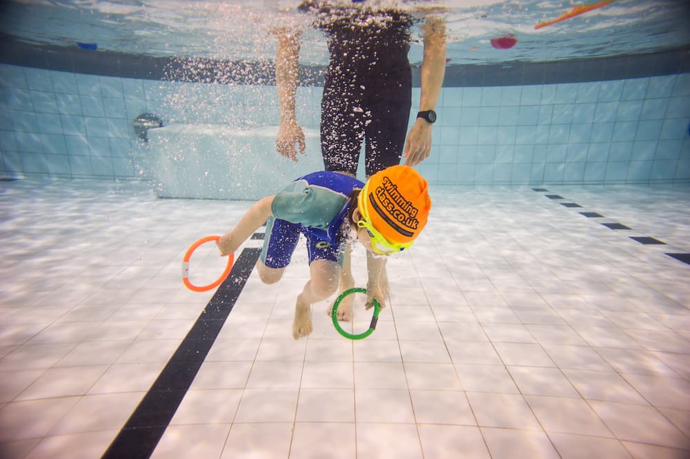 Home ed swimming lesson at private pool in Arkley, Barnet
